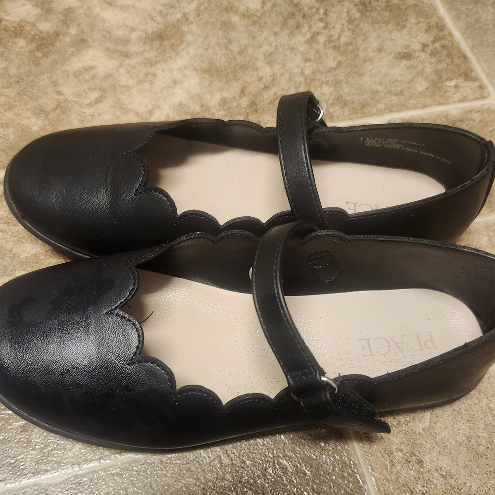 Black Kids Mary Jane Shoes